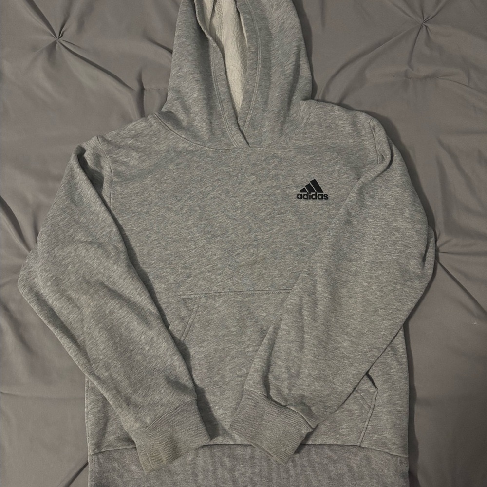 Adidas Heather Gray Men's Hoodie